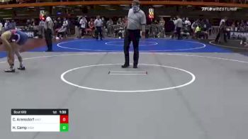 182 lbs Quarterfinal - Cash Arensdorf, Western Nebraska Titans vs Haden Camp, High Elevation Wrestling Club