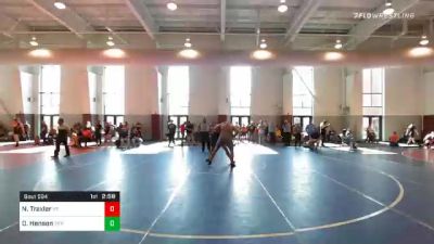 285 lbs Quarterfinal - Nathan Traxler, Virginia Tech vs David Henson, Tiffin