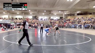 AA 150 lbs 3rd Place Match - Gary High, Cleveland High School vs Kyle Hogg, Bradley Central High School