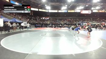 100 lbs Champ. Round 1 - Murphee Balich, Coeur D Alene vs Cara Burrup, Fruitland