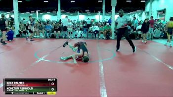 72 lbs Round 1 (4 Team) - Kohlton Reinhold, Xtreme Team White vs Kolt Palmer, U2 Upstate Uprising
