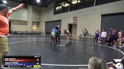 Placement (4 Team) - Sarah Hodge, Untouchable Lady Reapers vs Zoe Watts, BHWC/ Florida Supreme