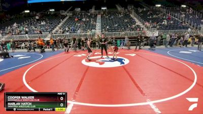 82 lbs Cons. Round 4 - Harlan Hatch, Saratoga Wrestling Club vs Cooper Walker, Diamondville Wrestling Club