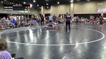 90 lbs Round 5 (8 Team) - Cruz Evans, RWA vs Luke Piptio, Indiana Outlaws