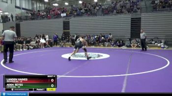 126 lbs Quarterfinals (8 Team) - Aden Reyes, Cathedral vs Landen Haines, Brownsburg