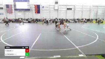 106 lbs Round Of 16 - Terrence Olivas, Rio Rancho vs Jasias Carrasco, Dinuba WC