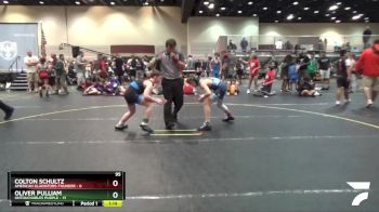 95 lbs Finals (8 Team) - Colton Schultz, American Gladiators-Thunder vs Oliver Pulliam, Untouchables Purple