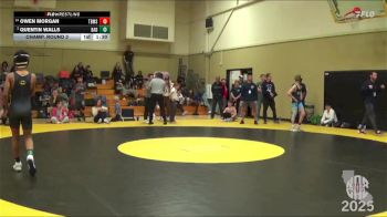 95 lbs Champ. Round 2 - Owen Morgan, Twelve Bridges Middle School vs Quentin Walls, Bay Area Dragons
