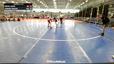 75 lbs Rr Rnd 3 - Mikeal Jones, Indiana Outlaws Maroon vs Connor Tretler, Team Germantown