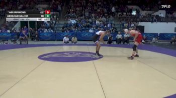 174 lbs Quarterfinal - Abe Bushong, Central vs Abraham Galicia, University Of Dubuque