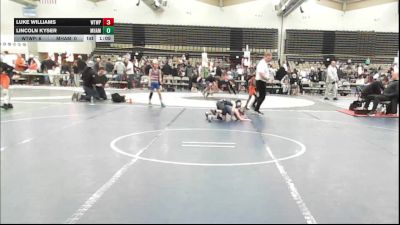 53 lbs Rr Rnd 3 - Luke Williams, Washington Twp - ESC vs Lincoln Kyser, Maine Hammahs - ESC