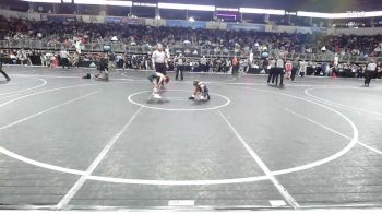 60 lbs Round Of 32 - Rydder Herigodt, Fighting Turtles WC vs James Evans, Bartlesville WC