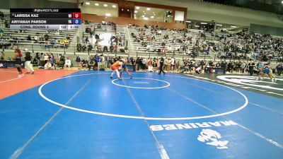 U23 Women - 59 lbs Cons. Round 3 - Larissa Kaz, WI vs Ariyanah Parson, VA