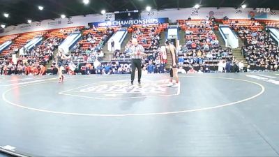 106 lbs Quarterfinals (8 Team) - Damion Fivenson, Clinton vs Kasen Spencer, Roscommon