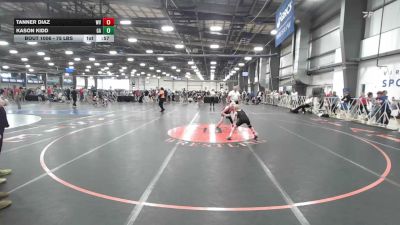 75 lbs Consi Of 16 #2 - Tanner Diaz, WV vs Kason Kidd, GA