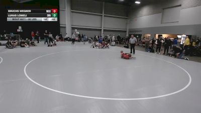 80 lbs Cons. Sub-rd Of 16 - Lukas Lomeli, Shelton Wrestling Academy vs Bruchs Wegner, Wisconsin