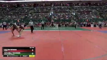 D2-144 lbs Quarterfinal - Calvin Rowan, Perry vs Mitchell Younger, BISHOP WATTERSON