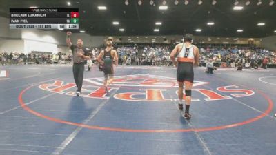 157 lbs Round Of 128 - Breckin Lukanich, FL vs Ivan Fiel, VA