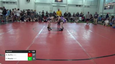 102 lbs Round 2 - Hunter Sutfin, Ares W.C. (MI) vs Finnegan Meade, West Virginia Wild