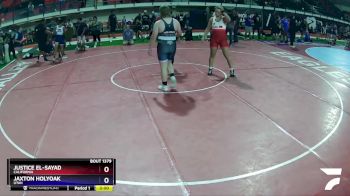285 lbs Round 4 - Justice El-Sayad, California vs Jaxton Holyoak, Utah
