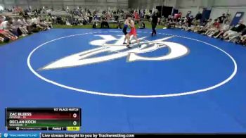 113 lbs Placement Matches (8 Team) - Zac Bleess, Missouri vs Declan Koch, Wisconsin