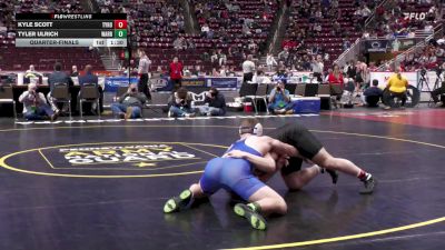 189 lbs Quarterfinal - Kyle Scott, Tyrone vs Tyler Ulrich, Warrior Run