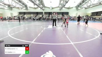 51-T lbs Round Of 32 - Nicholas DiGiovanni, Pride Wrestling vs Milo Ksebe, McDonald Wrestling Academy