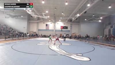 132 lbs Quarters & 1st Wb (16 Team) - Rogan Harris, Hillgrove vs Cooper McArthur, Buford HS