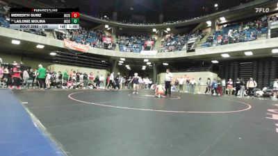 120 lbs Champ. Round 3 - Lailonie Molina, Unattached vs Meredith Gumz, Unattached