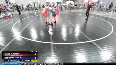 175 lbs Cons. Round 3 - Jacob Hutchins, Victory School Of Wrestling vs Braden Peterson, LAW/BUILT