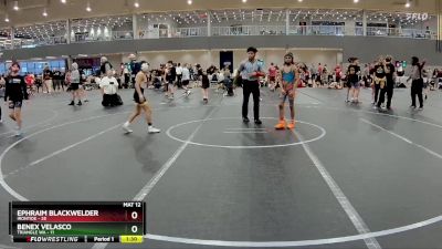 76 lbs Round 2 (6 Team) - Benex Velasco, Triangle WA vs Ephraim Blackwelder, Irontide