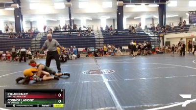 85 lbs Round 2 (6 Team) - CONNOR LAMONT, MF Savages vs Ethan Raley, Ohio Hazards