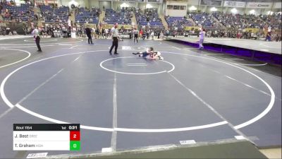 80 lbs Consi Of 16 #1 - Jacob Best, Greeley United vs Tucker Graham, Highland Middle School