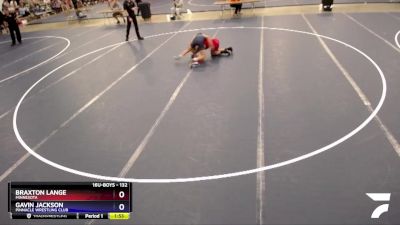 132 lbs Quarterfinal - Braxton Lange, Minnesota vs Gavin Jackson, Pinnacle Wrestling Club