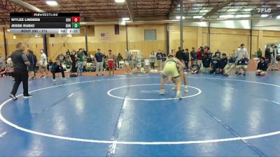 174 lbs Cons. Round 5 - Wylee Lindeen, Eastern Oregon University vs Jesse Rubio, Corban University