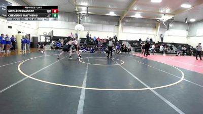 235 lbs Rr Rnd 1 - Nicole Fernandez, Platte County vs Cheyenne Matthews, Jay High School