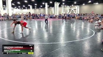 120 lbs Round 5 (16 Team) - Sebastiano Campanile, The Firemen vs Reece Stufflebean, Team STL Blue
