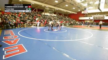 140 lbs Cons. Round 1 - Kyle Tran, Newark Memorial vs Christian Banuelos Rubio, Montgomery