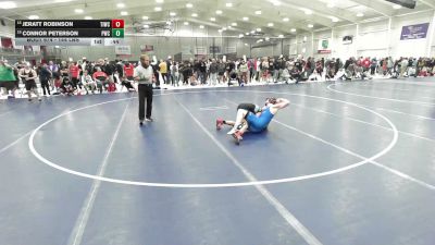 144 lbs Cons. Quarters - Connor Peterson, Pinnacle Wrestling Club vs Jeratt Robinson, Team Idaho Wrestling Club