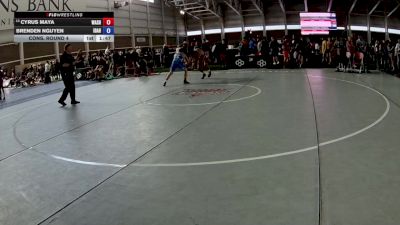 138 lbs Cons. Round 4 - Cyrus Maya, Washington vs Brenden Nguyen, Idaho