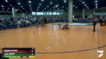 132 lbs Round 5 (6 Team) - Luka Jensen, Guerilla WC vs Colton Farmer, MF Army