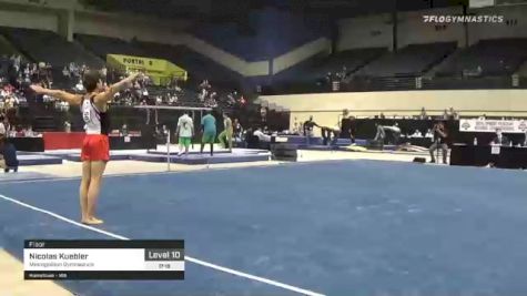 Nicolas Kuebler - Floor, Metropolitan Gymnastics - 2021 USA Gymnastics Development Program National Championships