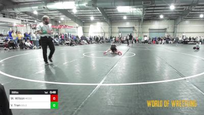 89 lbs Consi Of 16 #1 - Wyatt Wilson, McDominate Training Center vs Vander Tran, GOLDRUSH Academy