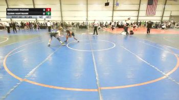 90 lbs Consi Of 32 #2 - Benjamin Ingram, DE vs Quinn Hartmann, NY