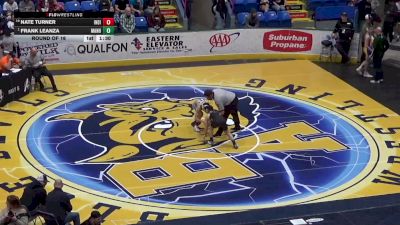 132 lbs Round Of 16 - Nate Turner, Indiana vs Frank Leanza, Manheim Township