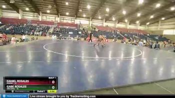 106 lbs Quarterfinals (8 Team) - Daniel Rosales, IDAHO1 vs Gabe Rosales, Oregon2