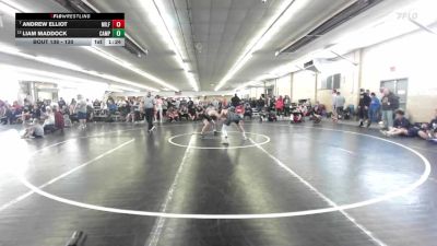 130 lbs Round Of 16 - Andrew Elliot, Milford vs Liam Maddock, Campbell