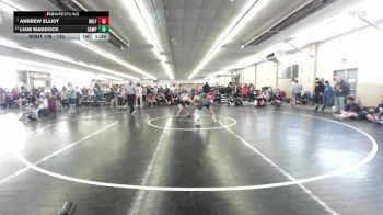 130 lbs Round Of 16 - Andrew Elliot, Milford vs Liam Maddock, Campbell