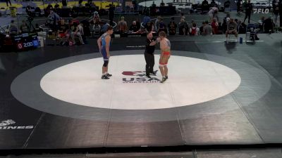 215 lbs Cons 16 #1 - Cooper Hanasz, IA vs Mason Adams, MN