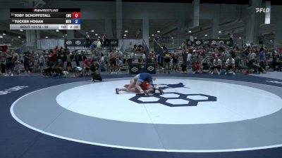 92 lbs Champ. Round 3 - Toby Schoffstall, Lexington Wrestling Club vs Tucker Hogan, Mat-Town USA